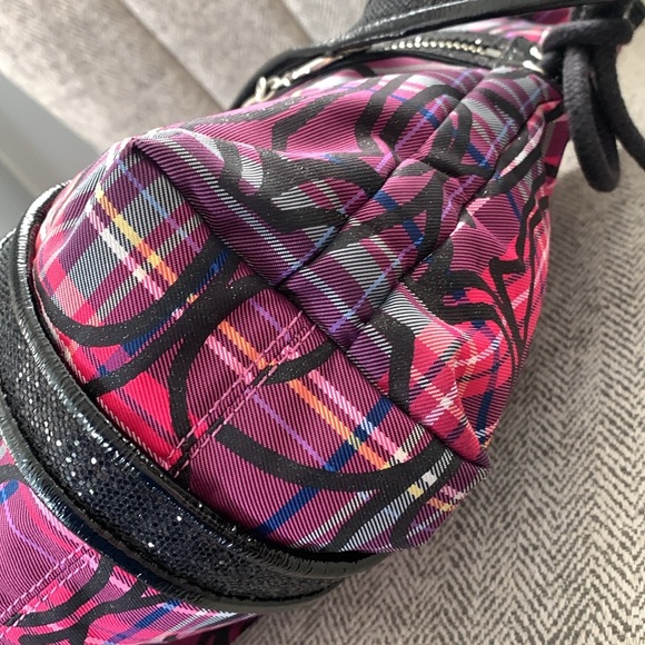 Coach Poppy Tartan Plaid Purse - Picture 12 of 14